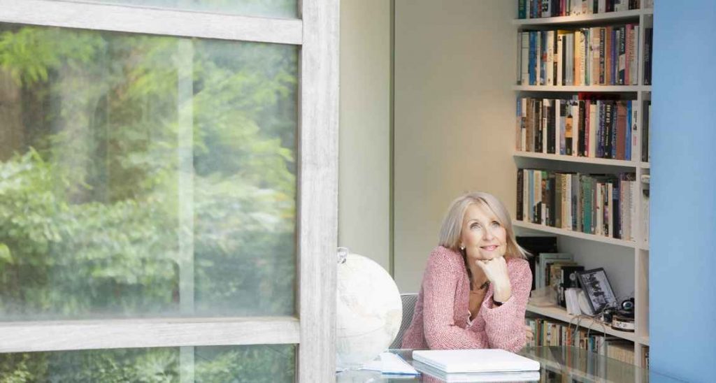 Ficar em casa, viver e trabalhar inspirada